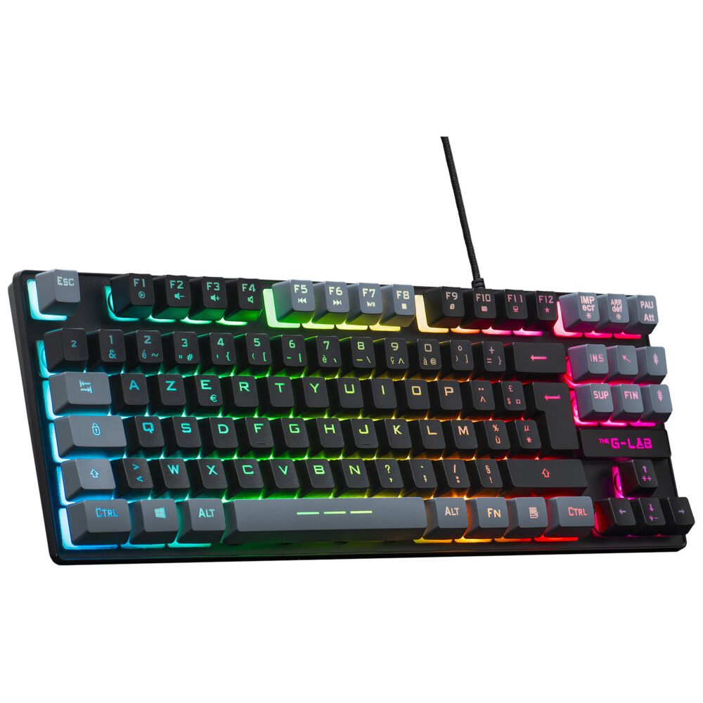 The G-Lab Keyz Caesium TKL (Noir/Gris)
