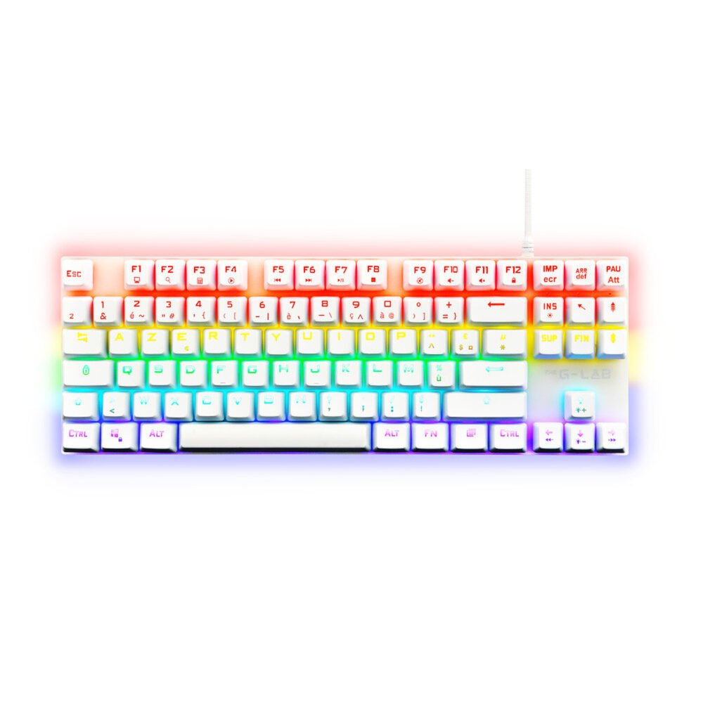 The G-Lab Keyz Mercury TKL (Blanc) 1 The G-Lab Keyz Mercury TKL (Blanc)