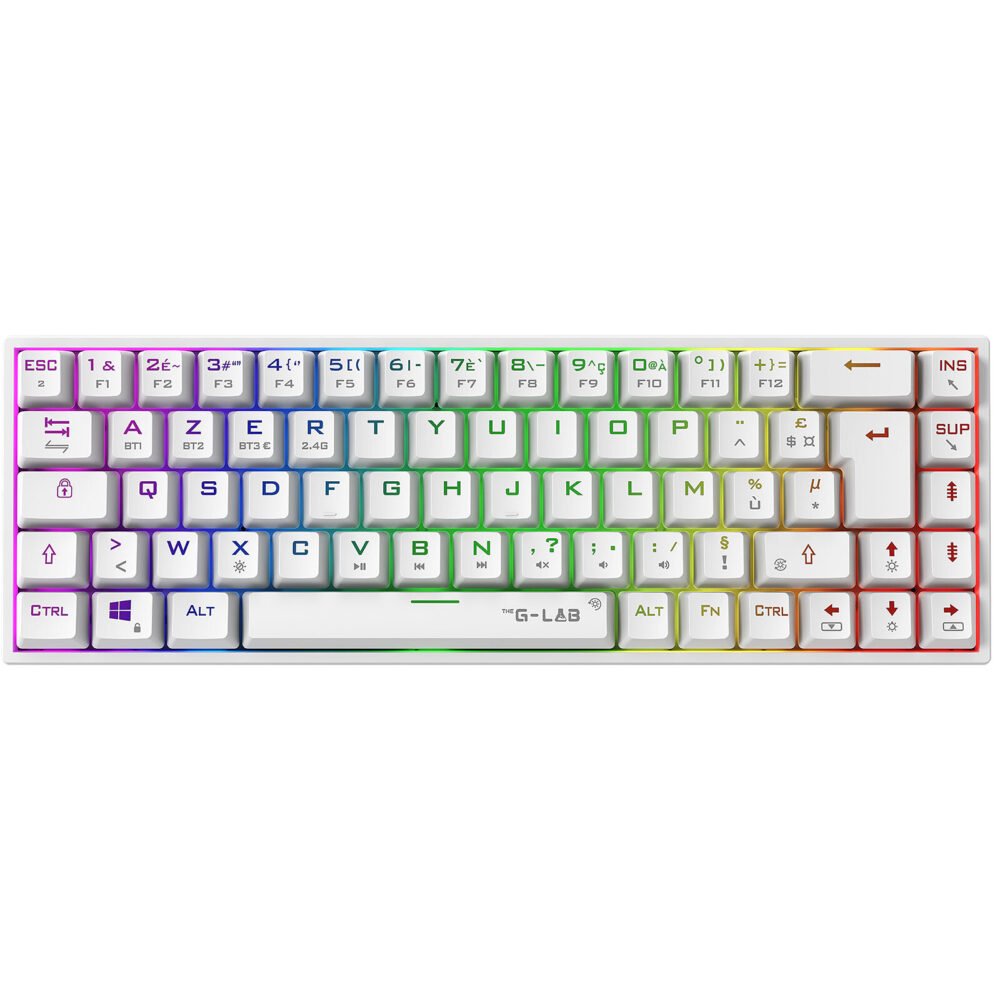 The G-Lab Keyz Titanium Wireless (Blanc) 1 The G-Lab Keyz Titanium Wireless (Blanc)