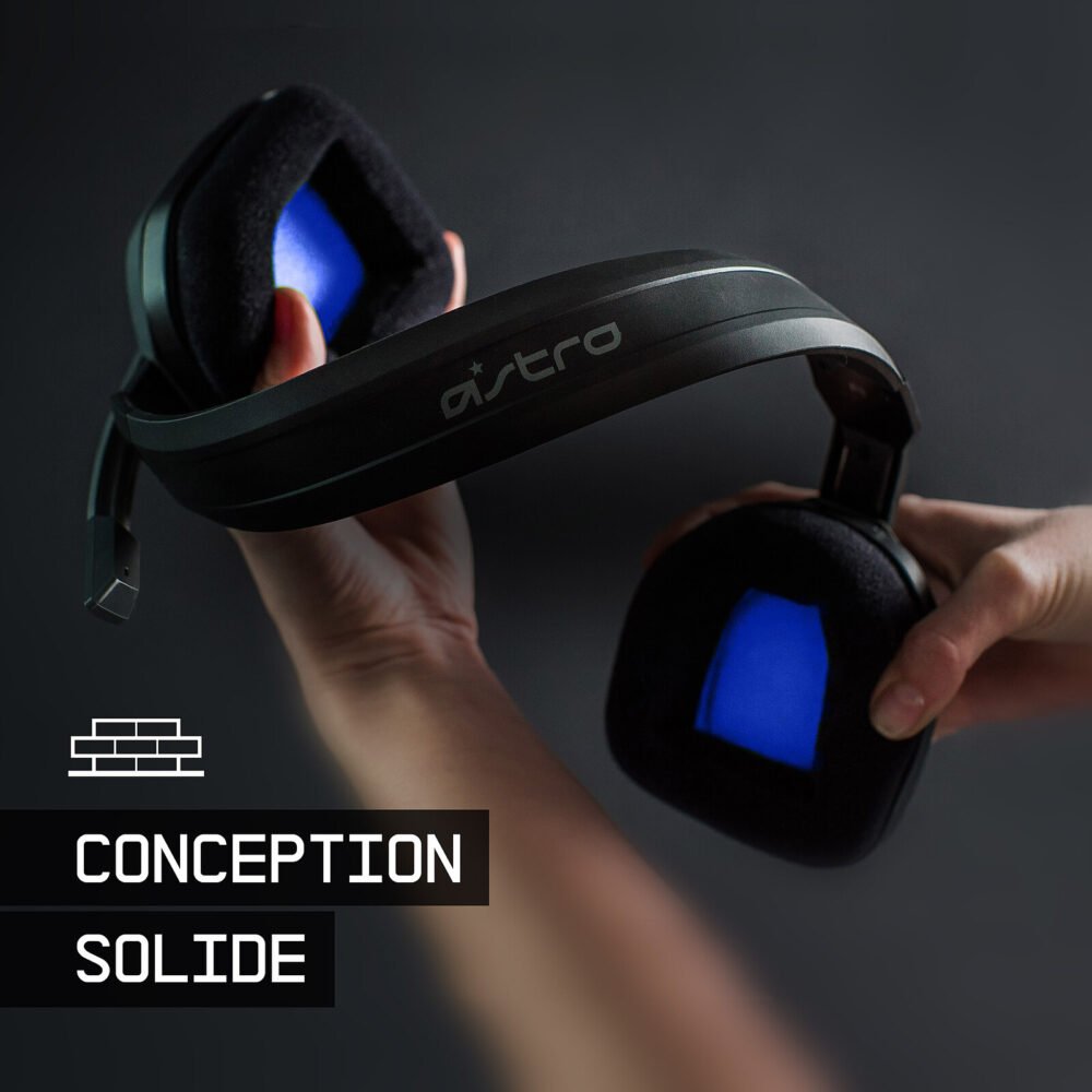 Astro A10 Gris/Bleu (PC/Mac/Xbox One/PlayStation 4/Switch/Mobiles)