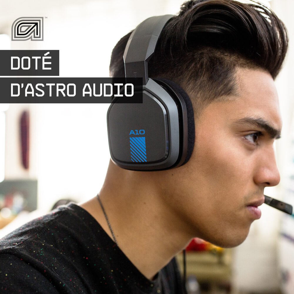Astro A10 Gris/Bleu (PC/Mac/Xbox One/PlayStation 4/Switch/Mobiles)