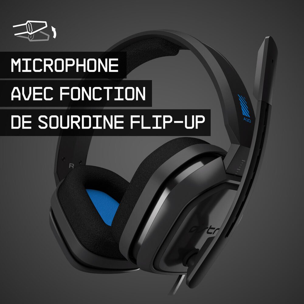 Astro A10 Gris/Bleu (PC/Mac/Xbox One/PlayStation 4/Switch/Mobiles)