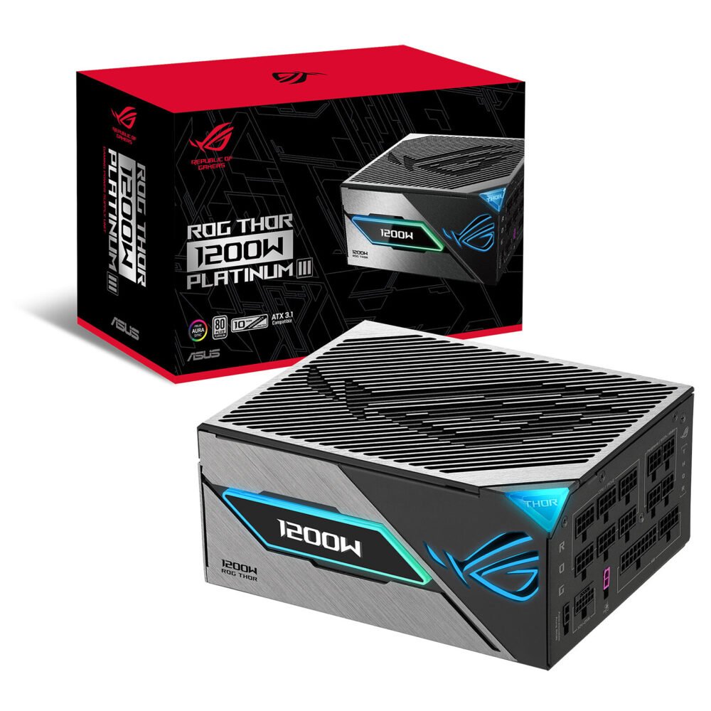 ASUS ROG Thor 1200W Platinum III 1 ASUS ROG Thor 1200W Platinum III