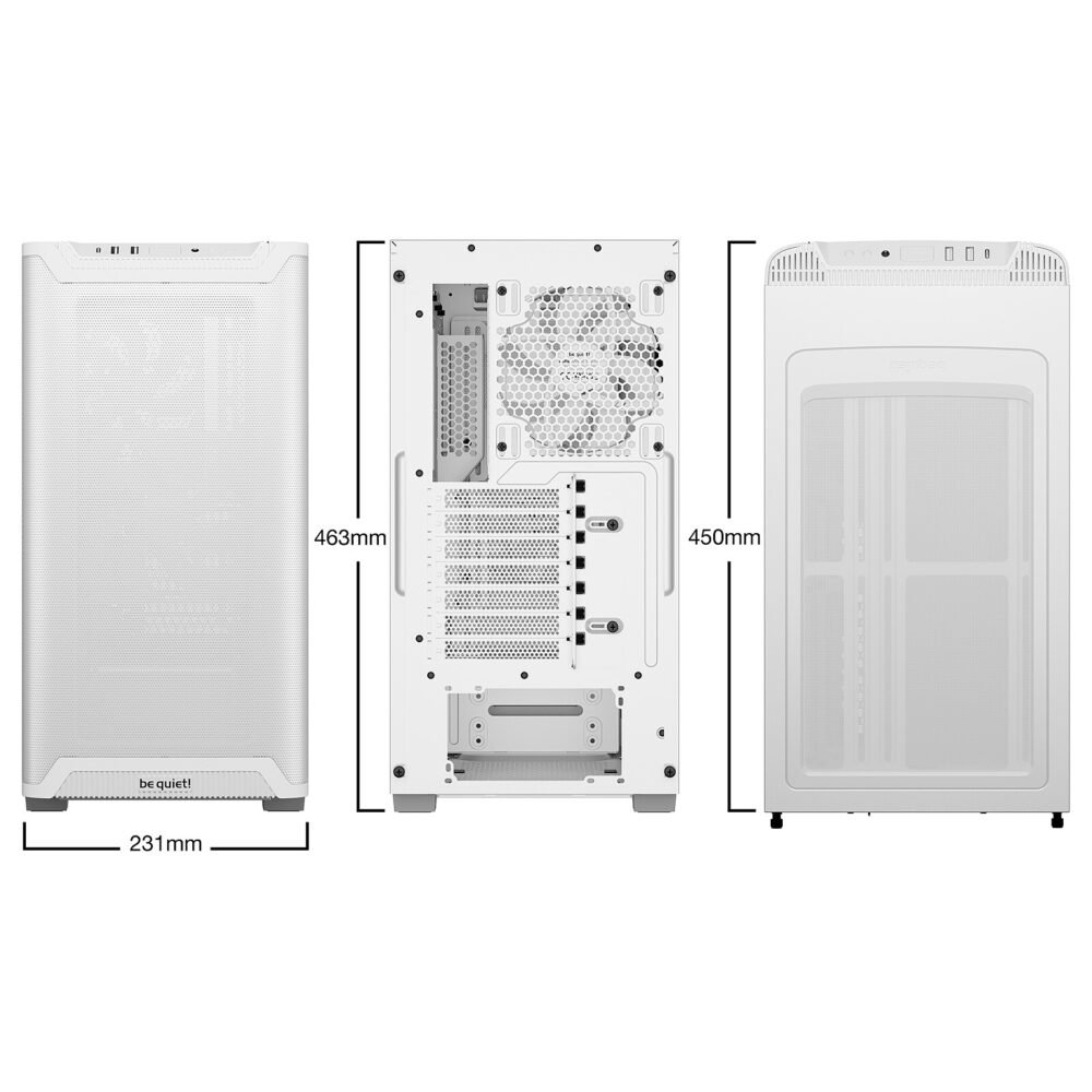 be quiet! Pure Base 501 Airflow - Blanc