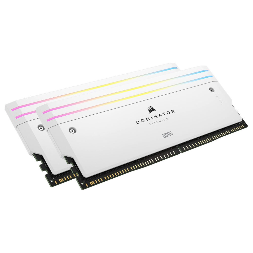 Corsair Dominator Titanium DDR5 - Kit d'éclairage Blanc