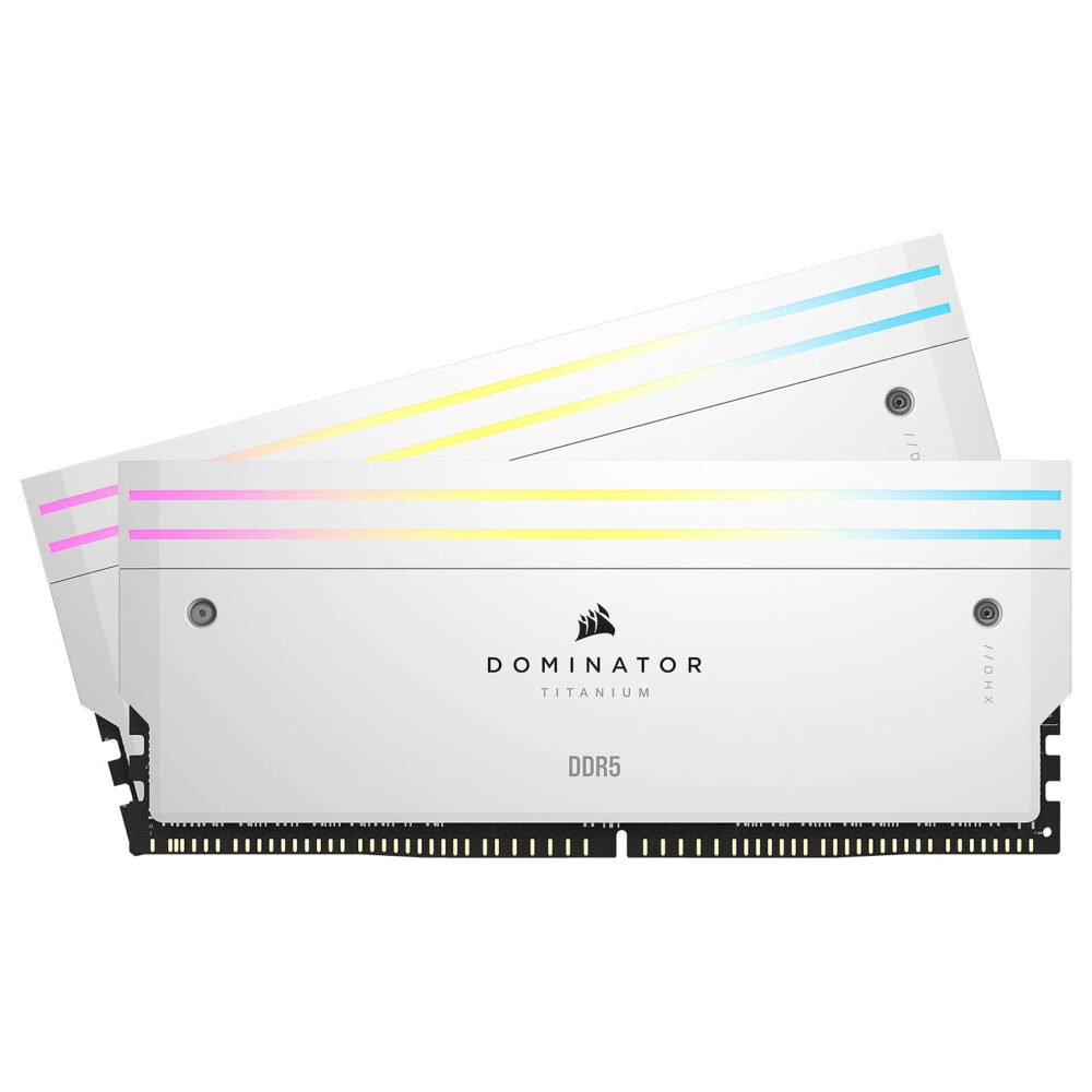 Corsair Dominator Titanium DDR5 - Kit d'éclairage Blanc