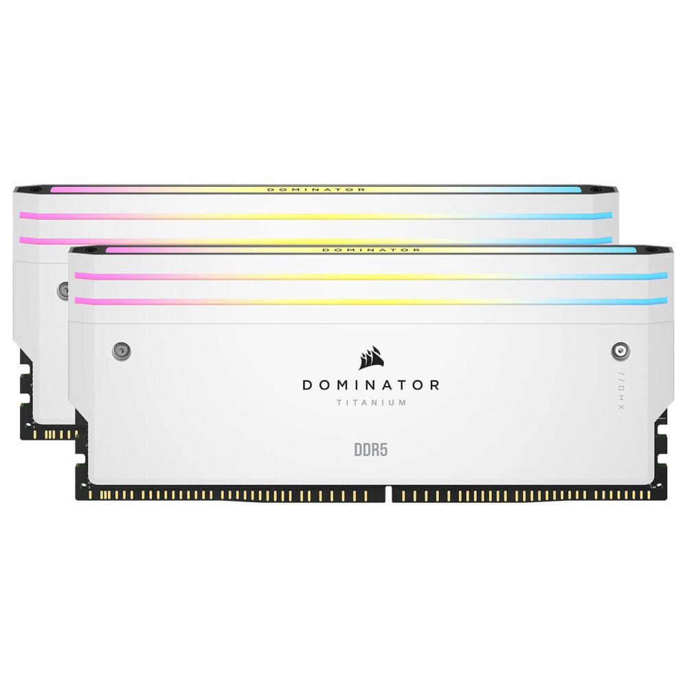 Corsair Dominator Titanium DDR5 - Kit d'éclairage Blanc