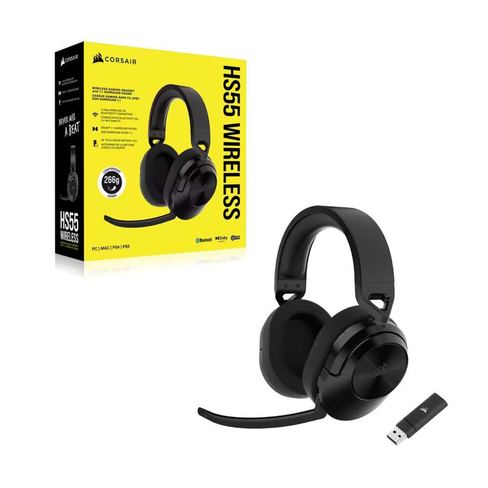 Corsair HS55 Wireless (Noir) 1 Corsair HS55 Wireless (Noir)