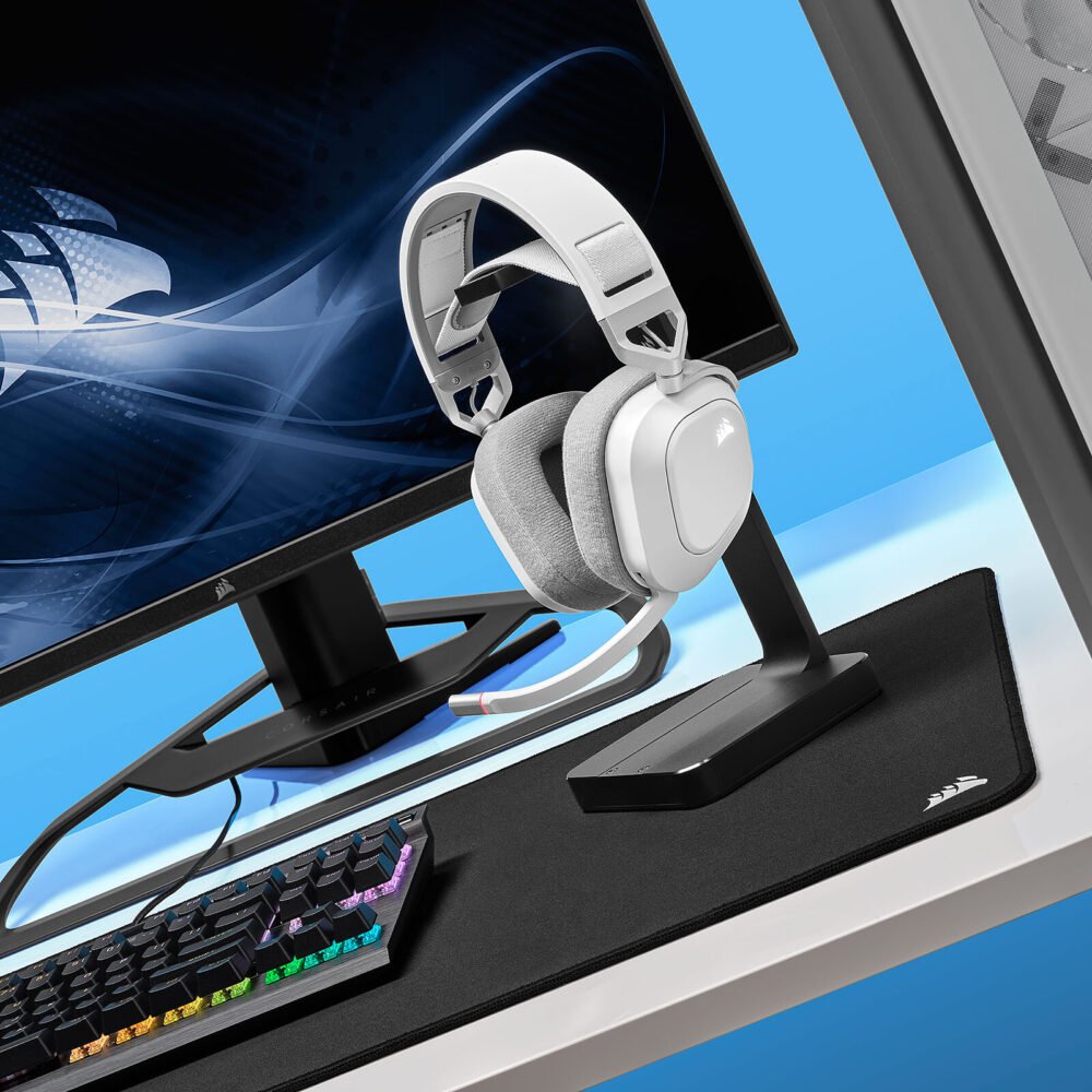 Corsair HS80 RGB Wireless (Blanc)