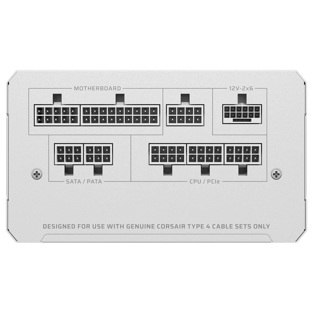 Corsair RM1000e (2025) - Blanc