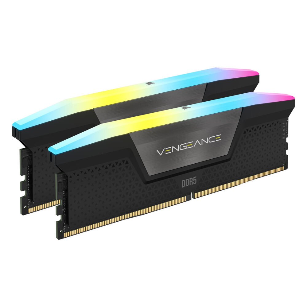 Corsair Vengeance RGB DDR5 128 Go (4 x 32 Go) 5600 MHz CL40 - Noir
