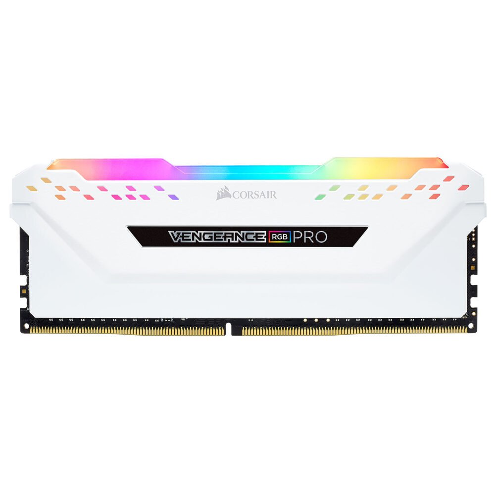 Corsair Vengeance RGB PRO Series 16 Go (2x 8 Go) DDR4 3200 MHz CL16 Blanc