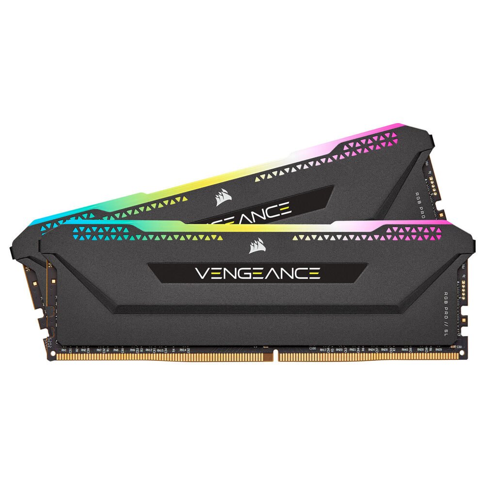 Corsair Vengeance RGB PRO SL Series 64 Go (2 x 32 Go) DDR4 3600 MHz CL18 - Noir