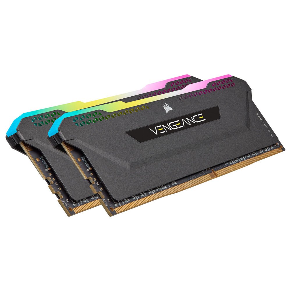 Corsair Vengeance RGB PRO SL Series 64 Go (2 x 32 Go) DDR4 3600 MHz CL18 - Noir