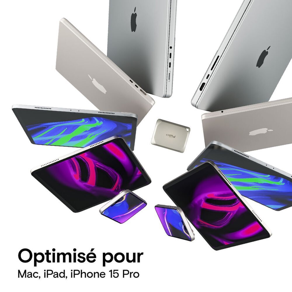 Crucial X9 Pro for Mac Portable 4 To