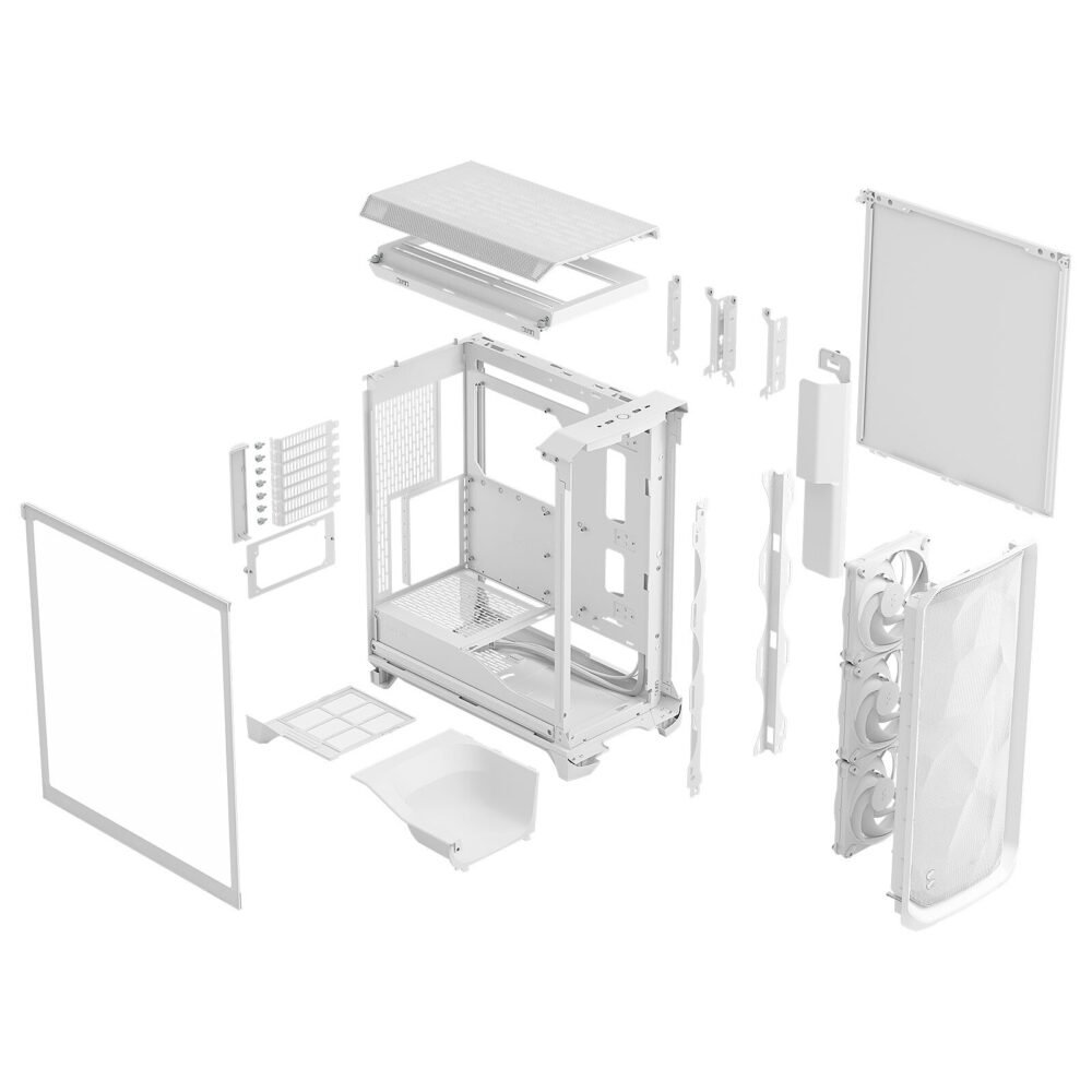 Fractal Design Meshify 3 TG Clear (Blanc)