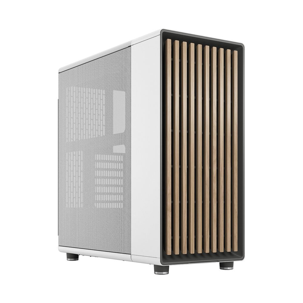 Fractal Design North Chalk White 1 Fractal Design North Chalk White
