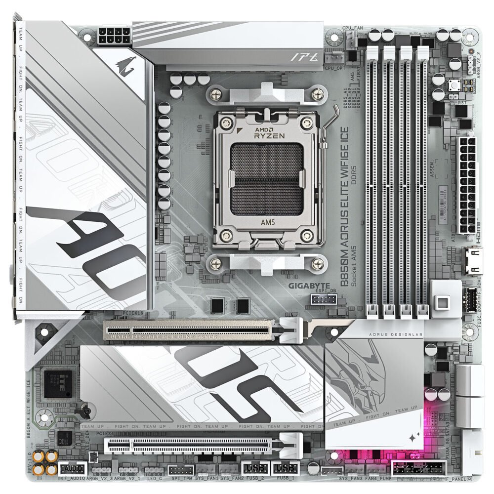 Gigabyte B850M AORUS ELITE WIFI6E ICE