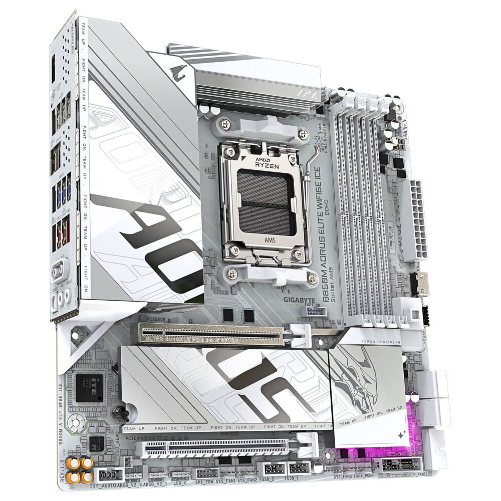 Gigabyte B850M AORUS ELITE WIFI6E ICE