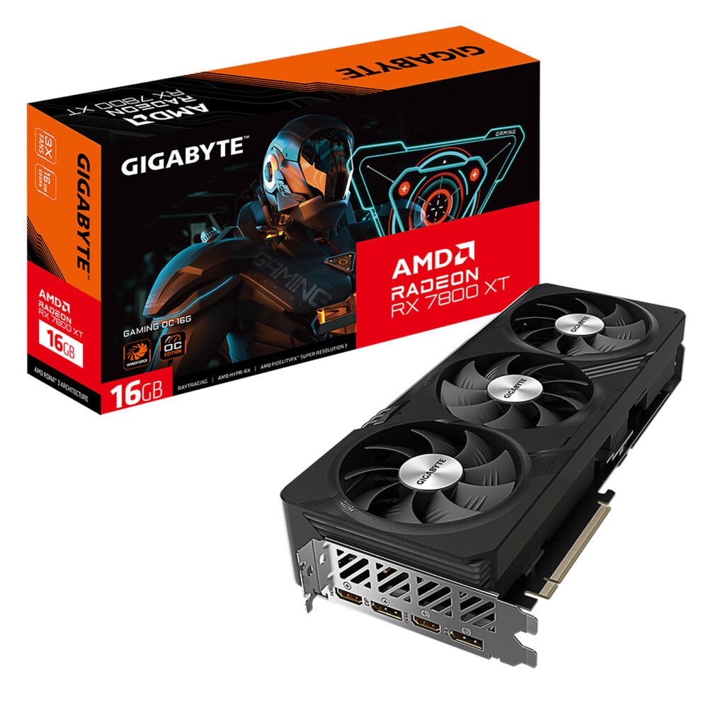 Gigabyte Radeon RX 7800 XT GAMING OC Bundle The Force