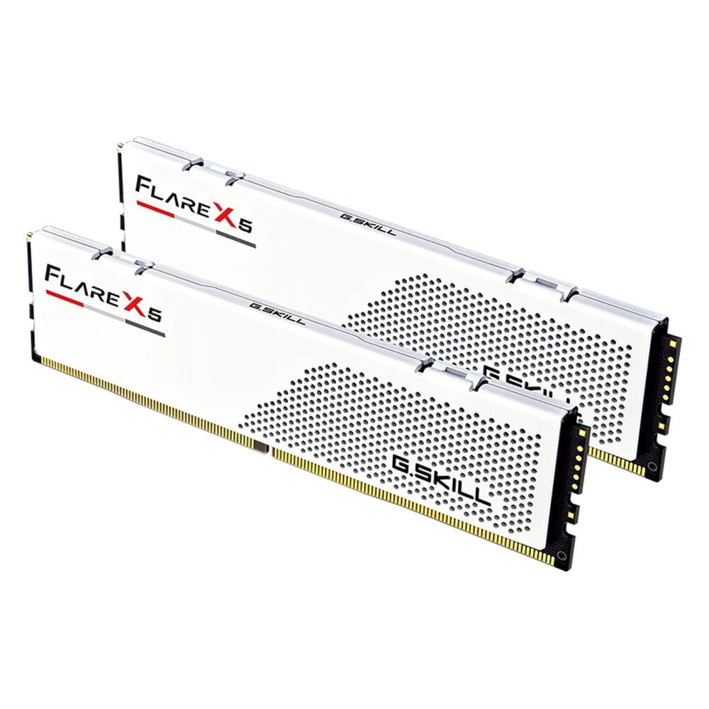 G.Skill Flare X5 Series Low Profile 32 Go (2x 16 Go) DDR5 6000 MHz CL28 - Blanc