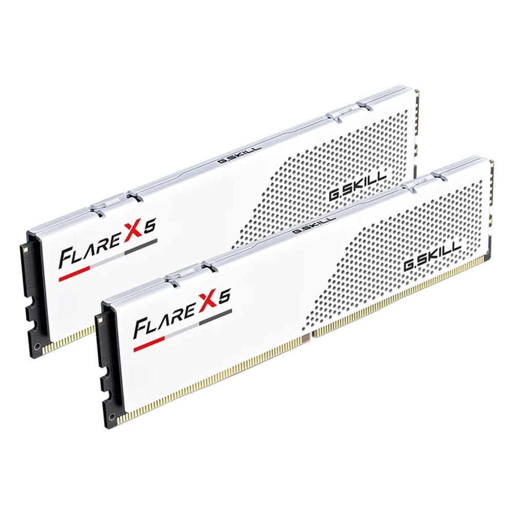 G.Skill Flare X5 Series Low Profile 32 Go (2x 16 Go) DDR5 6000 MHz CL28 - Blanc