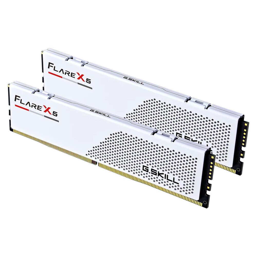 G.Skill Flare X5 Series Low Profile 32 Go (2x 16 Go) DDR5 6400 MHz CL32 - Blanc