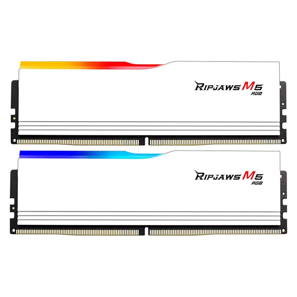 G.Skill Ripjaws M5 RGB 32 Go (2 x 16 Go) DDR5 6000 MHz CL30 - Blanc