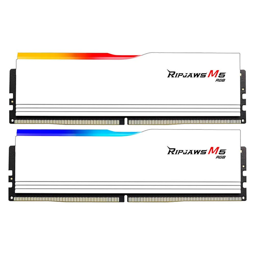 G.Skill Ripjaws M5 RGB 32 Go (2 x 16 Go) DDR5 6000 MHz CL36 - Blanc