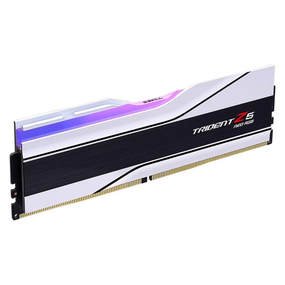 G.Skill Trident Z5 Neo RGB Series 32 Go (2x 16 Go) DDR5 8000 MHz CL38 - Blanc