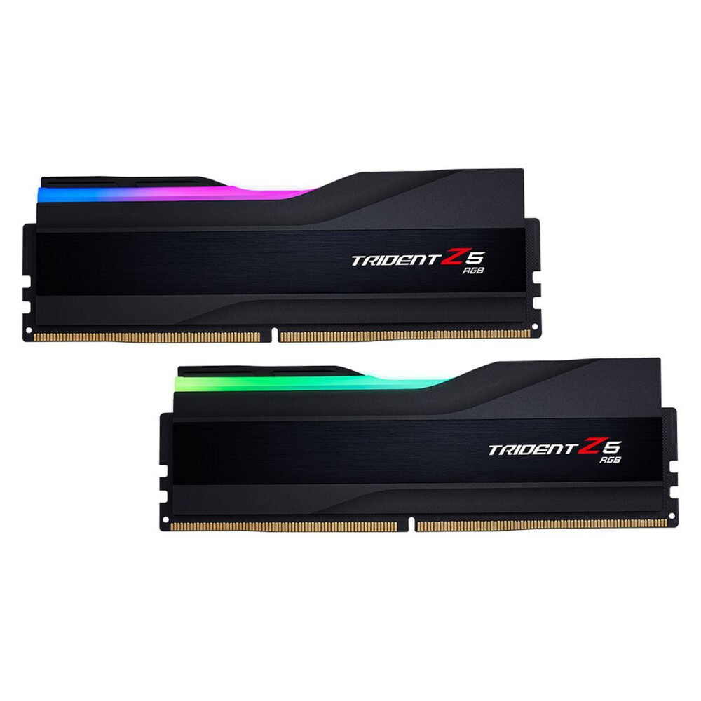 G.Skill Trident Z5 RGB 64 Go (2 x 32 Go) DDR5 6800 MHz CL34 - Noir
