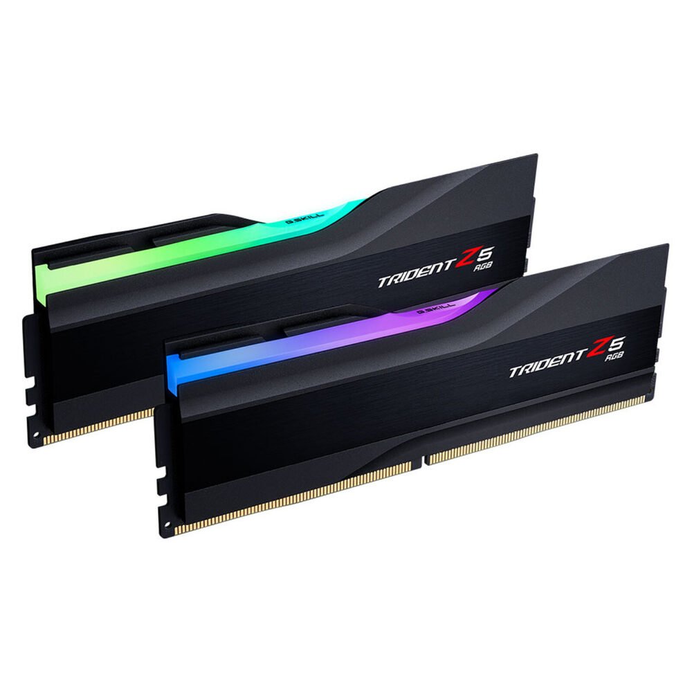 G.Skill Trident Z5 RGB 64 Go (2 x 32 Go) DDR5 6800 MHz CL34 - Noir