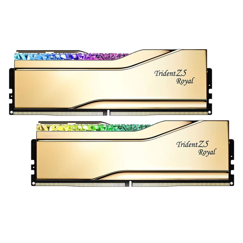 G.Skill Trident Z5 Royal 48 Go (2 x 24 Go) DDR5 8000 MHz CL40 - Or