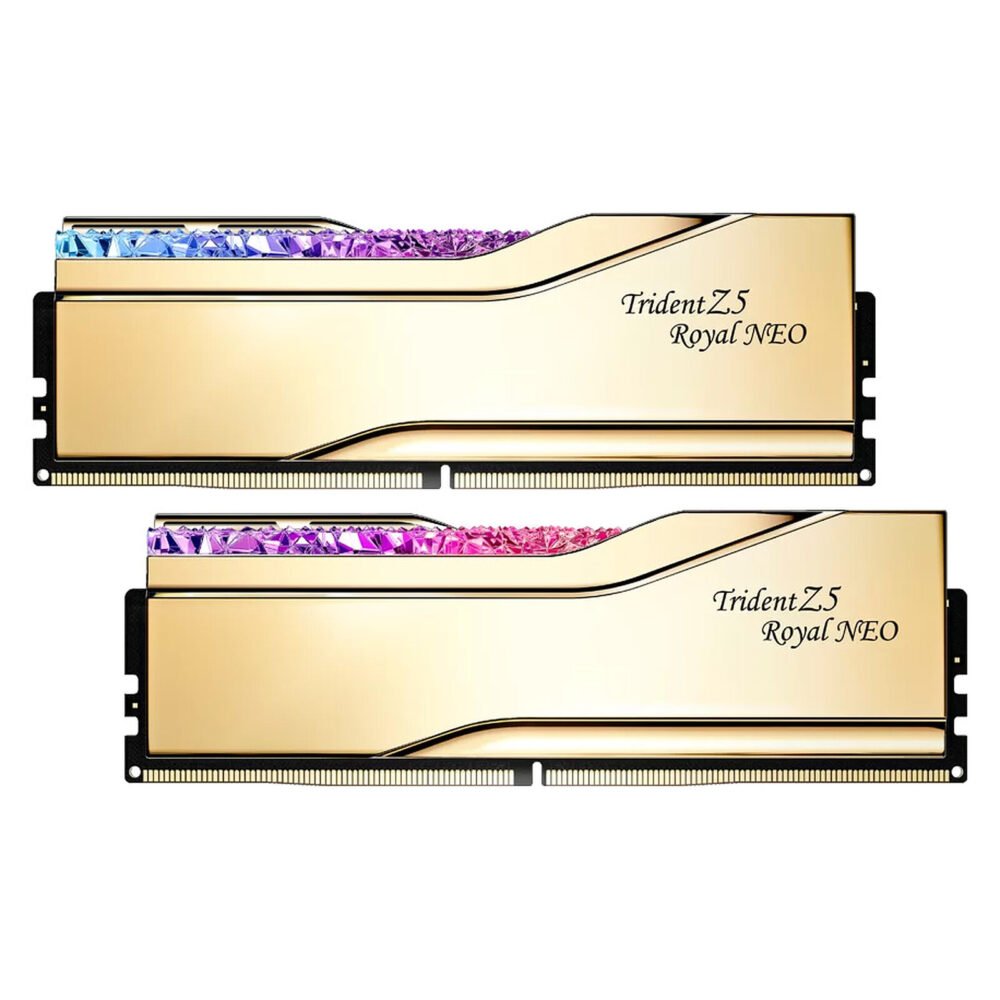 G.Skill Trident Z5 Royal Neo 32 Go (2 x 16 Go) DDR5 8000 MHz CL38 - Or