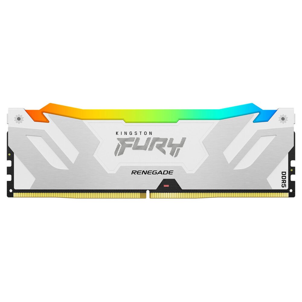 Kingston FURY Renegade RGB 64 Go (2 x 32 Go) DDR5 6400 MHz CL32 - Blanc