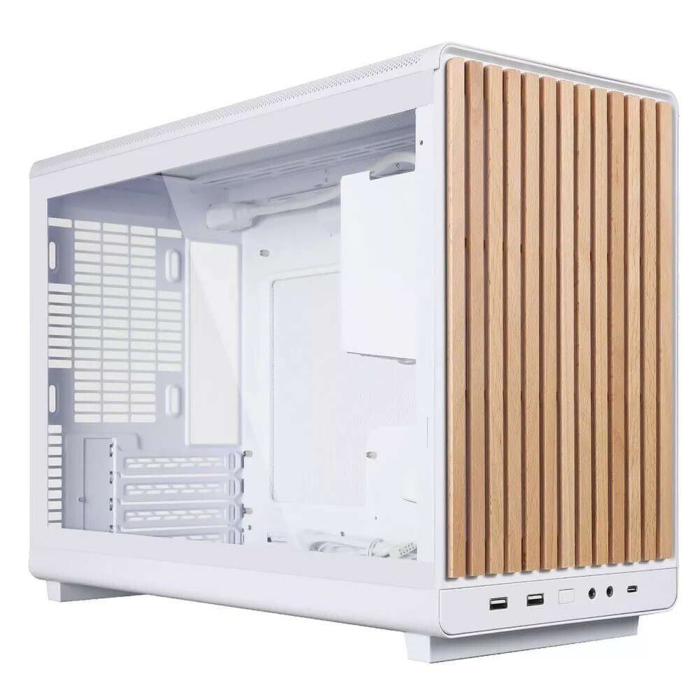 Lian Li A3-mATX Glass (Blanc/Bois Foncé) 1 Lian Li A3-mATX Glass (Blanc/Bois Foncé)