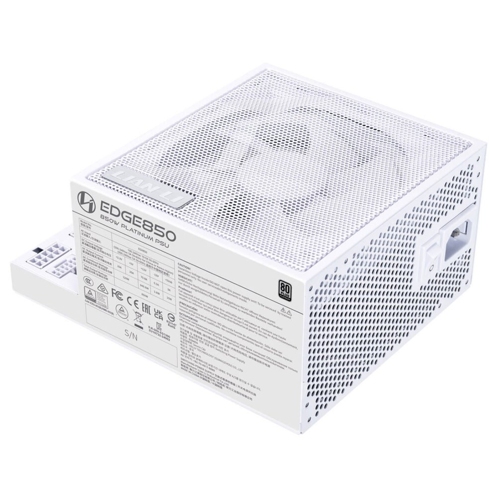 Lian Li Edge 850W 80PLUS Platinum - Blanc