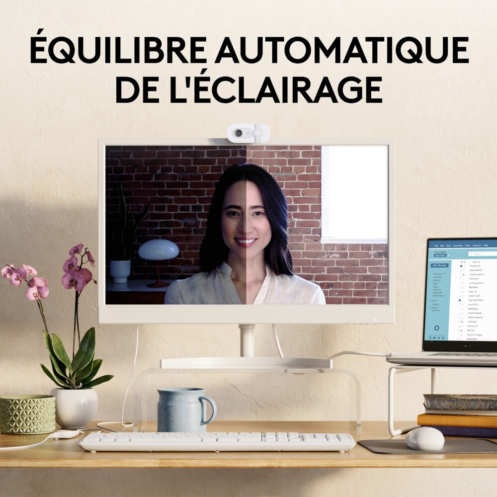 Logitech BRIO 100 (Blanc)