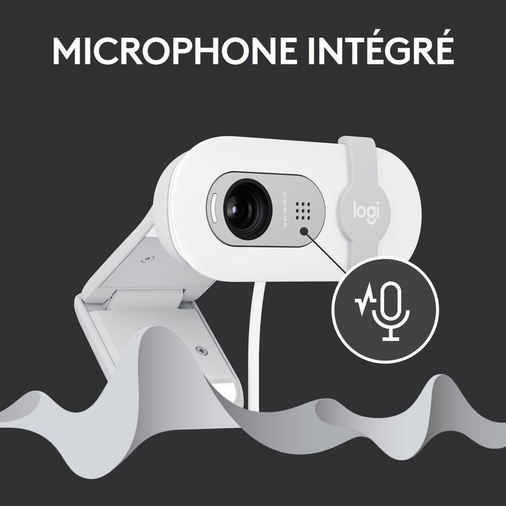 Logitech BRIO 100 (Blanc)