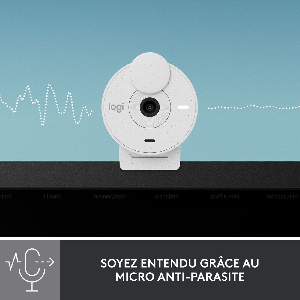 Logitech BRIO 300 (Blanc Cassé)