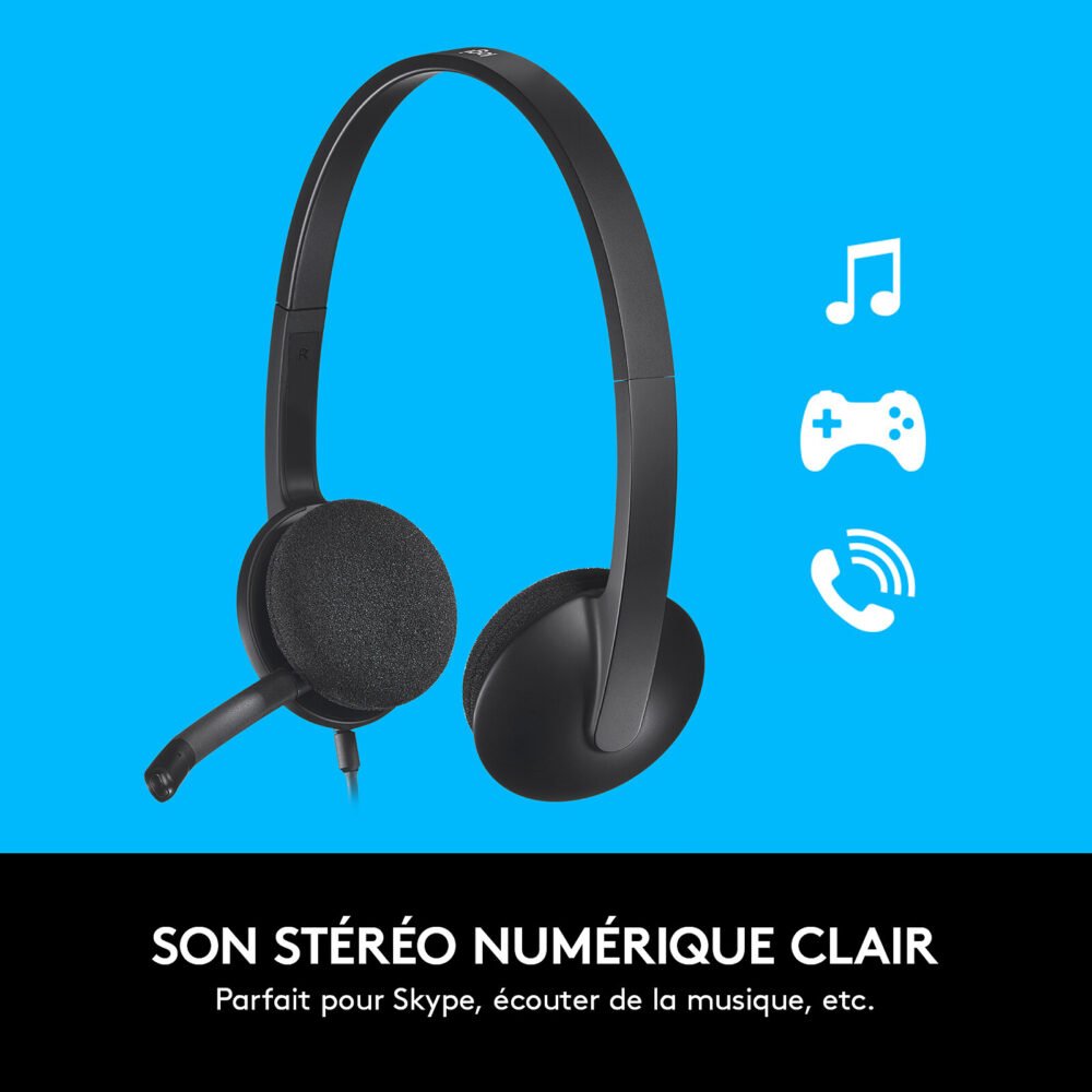 Logitech USB Headset H340 (x5)