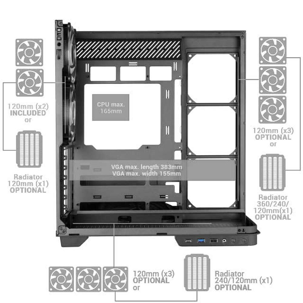 Mars Gaming MC-Infinio (Noir)