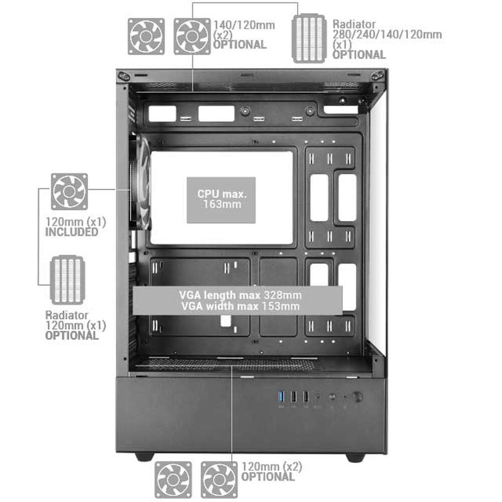 Mars Gaming MC-XO (Blanc)