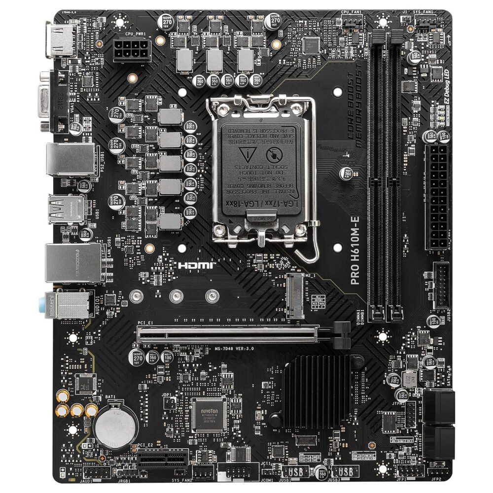 MSI PRO H610M-E