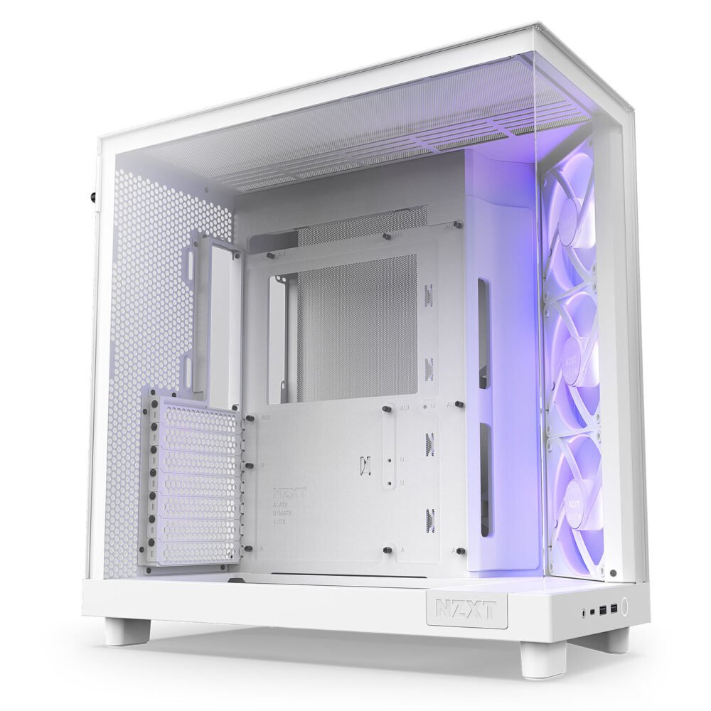 NZXT H6 Flow RGB Blanc 1 NZXT H6 Flow RGB Blanc