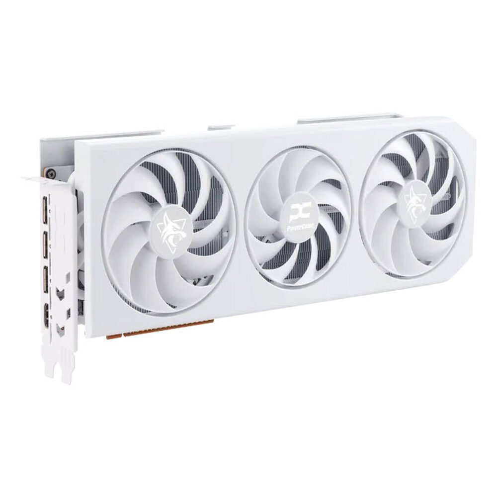 PowerColor Hellhound Spectral White AMD Radeon RX 9070 XT 16GB OC