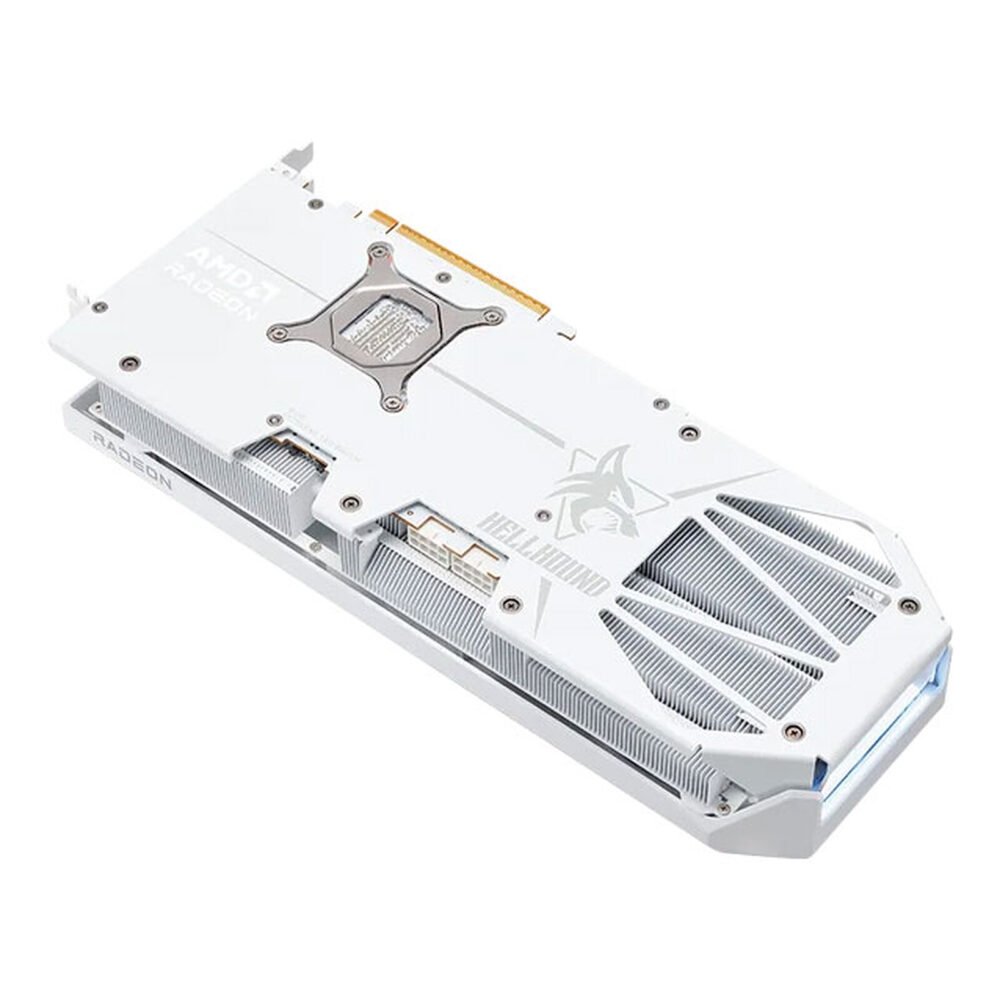 PowerColor Hellhound Spectral White AMD Radeon RX 9070 XT 16GB OC