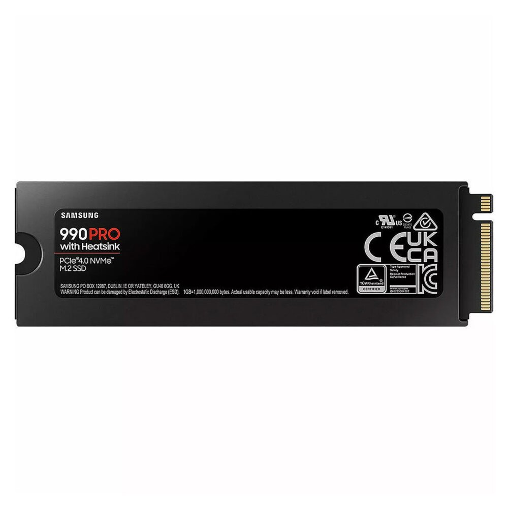 Samsung SSD 990 PRO M.2 PCIe NVMe 2 To avec dissipateur