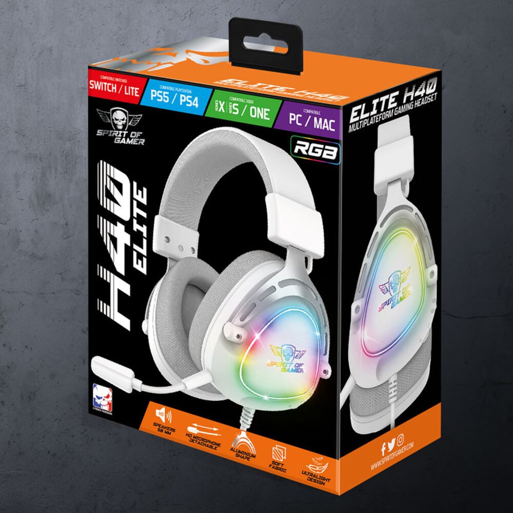 Spirit of Gamer Elite H40 (Blanc)