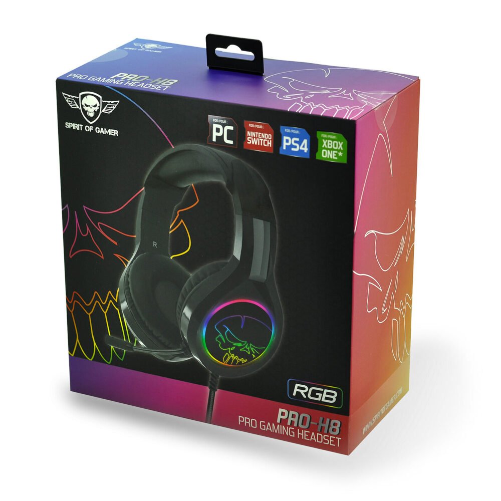 Spirit of Gamer Pro-H8 RGB (Noir)